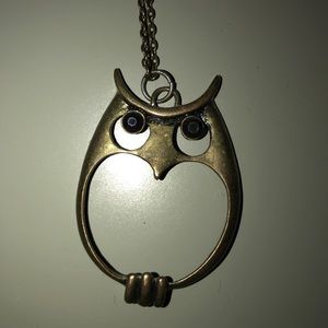 Gold Owl 22 inch necklace